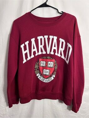 Awake Burgundy Sweatshirt with Harvard Logo